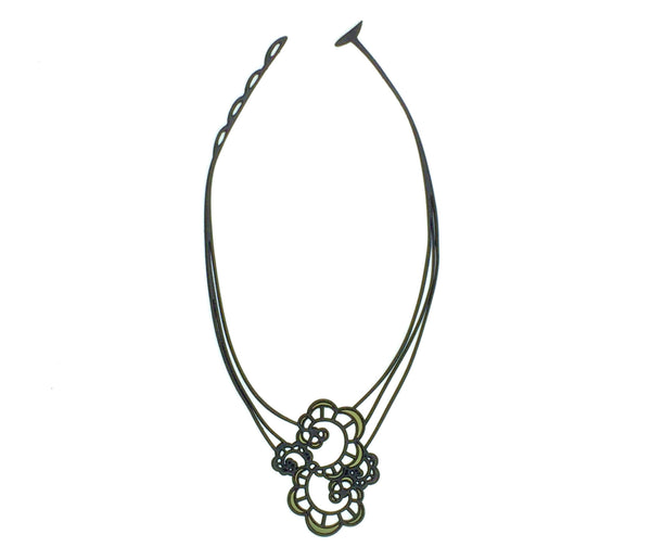Japanese Flower Necklace