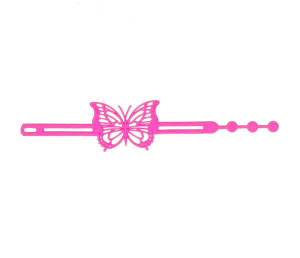 Butterfly Bracelet. Fushia Pink